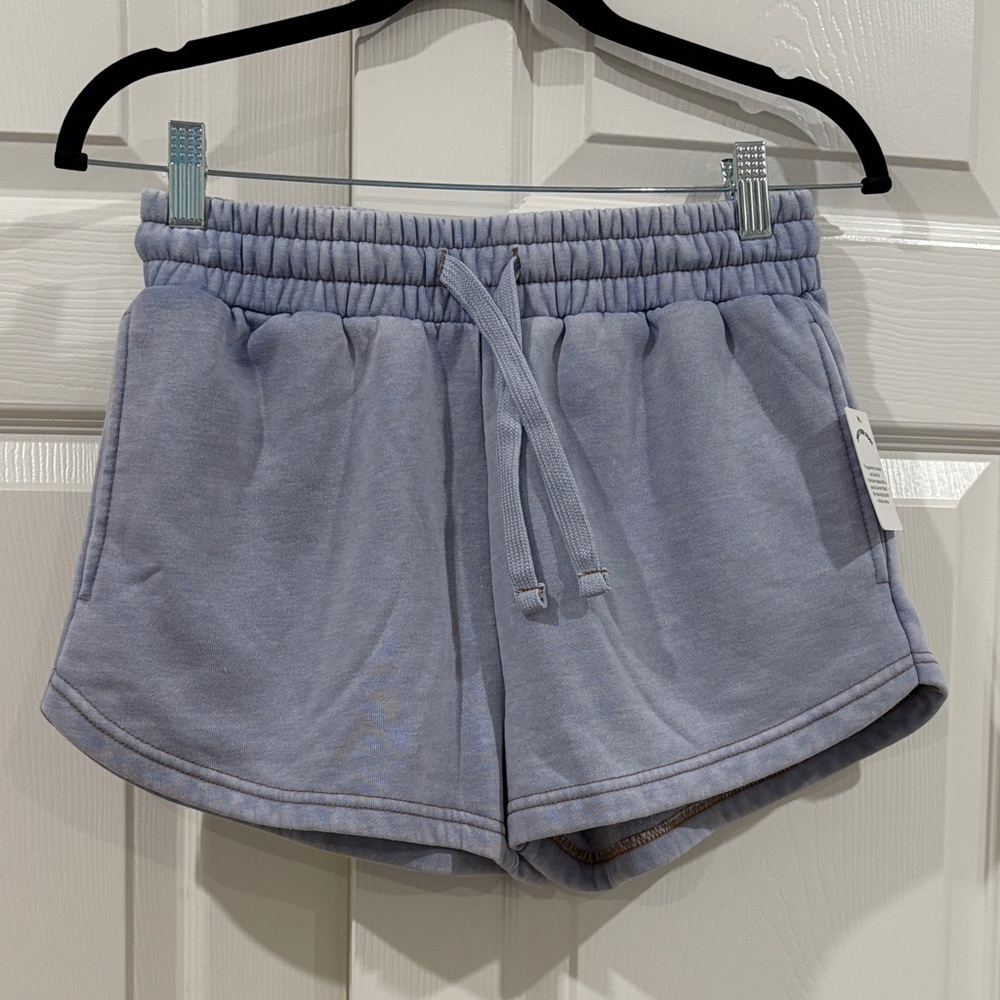 Pink Rose Women's Soft Blue Athletic Shorts